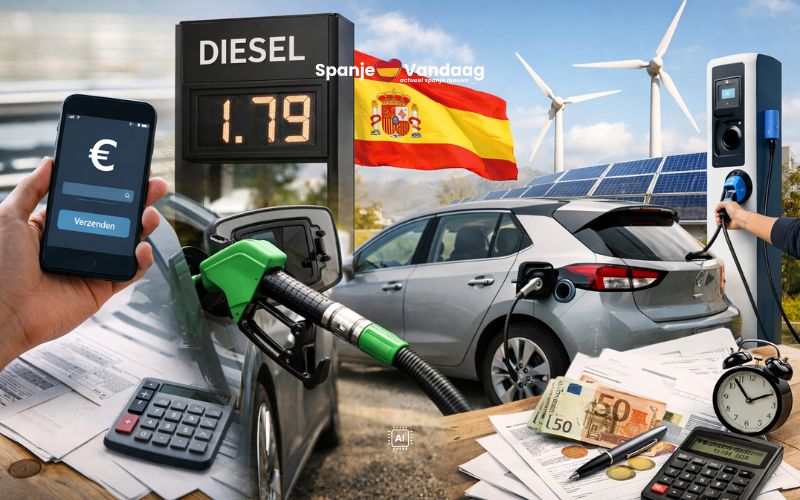 Dit verandert er in Spanje in 2026 met digitale betalingen, diesel en elektrische auto’s