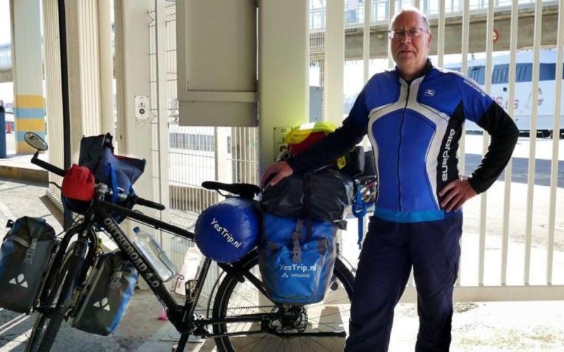 Gepensioneerde Wilfried reist per fiets door Spanje en voelt zich overal welkom