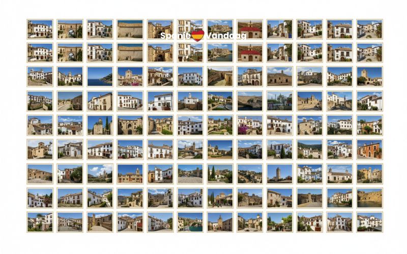 De volledige lijst van 100 'niet te missen' mooiste dorpen van Spanje