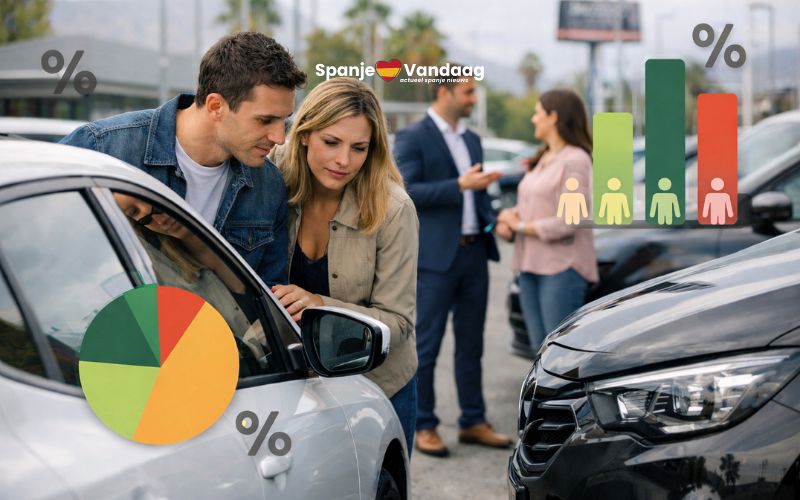 Driekwart van de Spanjaarden wil maximumprijs voor auto’s