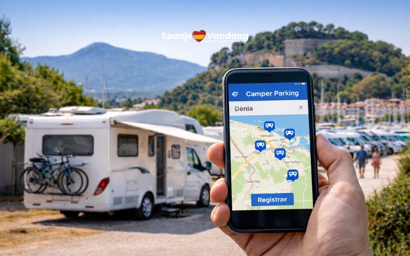 Dénia wil met nieuwe app het parkeren van kampeerauto's beter regelen