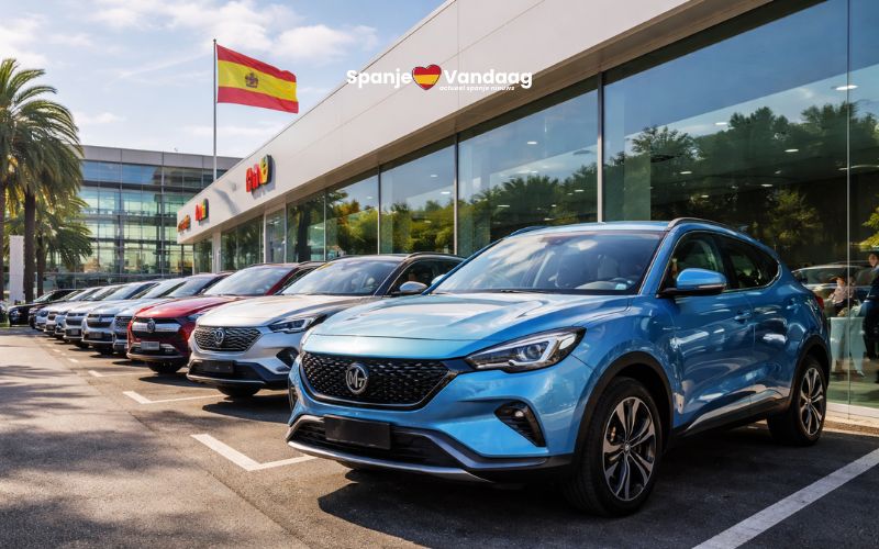 Chinese automerken winnen snel terrein op de Spaanse automarkt