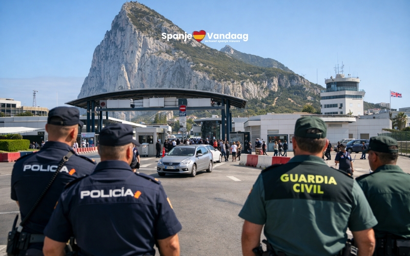 Spanje neemt controle over Schengen-grens in Gibraltar na historisch akkoord