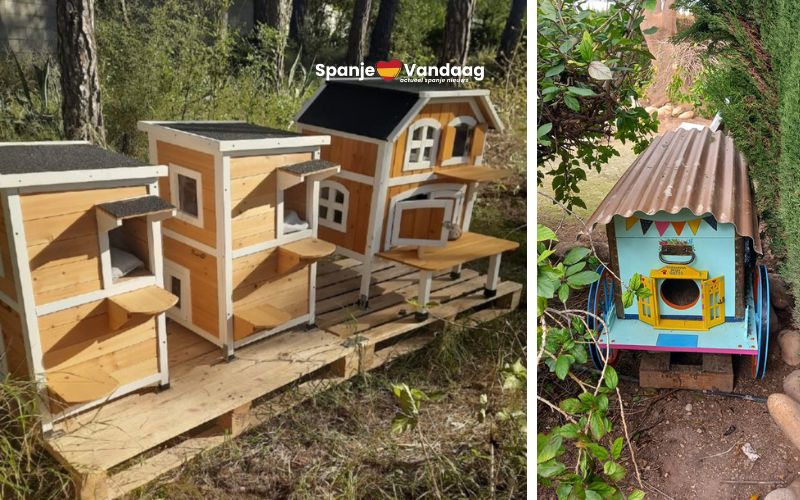 Altea plaatst nieuwe kattenhuisjes dankzij opbrengst benefietconcert