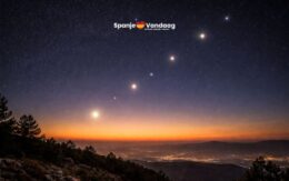 Unieke rij van zes planeten eind februari zichtbaar boven Spanje