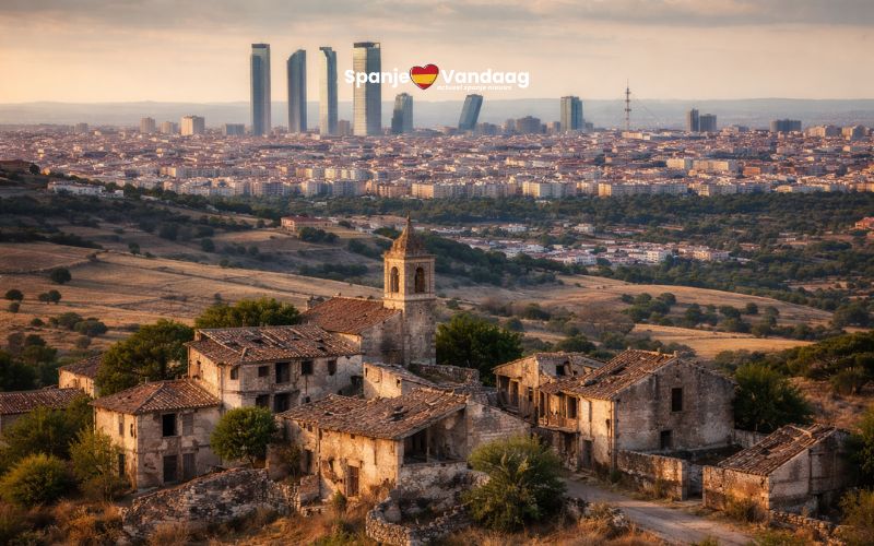 90 procent van de Spanjaarden woont op slechts 2,6 procent van het grondgebied