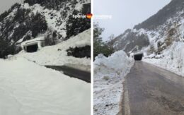 Toegangswegen naar Sierra Nevada skigebied en Panticosa kuuroord afgesloten door extreem winterweer