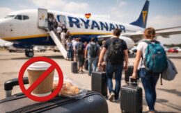 Als je dit koopt op de luchthaven, mag dat niet aan boord van Ryanair