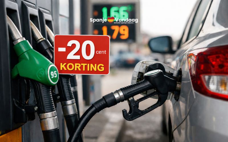 Komt de korting van 20 cent per liter brandstof in Spanje weer terug?