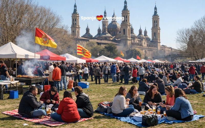 Dit is waarom Zaragoza elk jaar massaal Cincomarzada viert