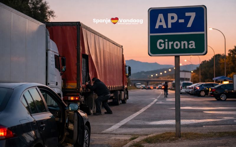 Steeds meer diefstallen op de AP-7 snelweg bij Girona met gemiddeld vier aangiftes per dag