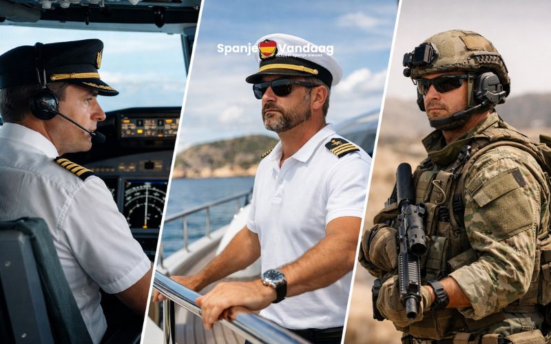 Spaanse rechter zet streep door belastingtruc van piloten, jachtkapiteins en militairen