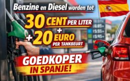 Benzine en diesel worden na btw-verlaging tot 30 cent per liter en 20 euro per tankbeurt goedkoper in Spanje
