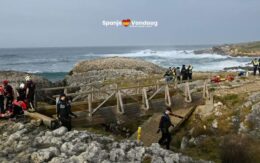 Vijf studenten overleden door instorten loopbrug bij strand in Cantabrië