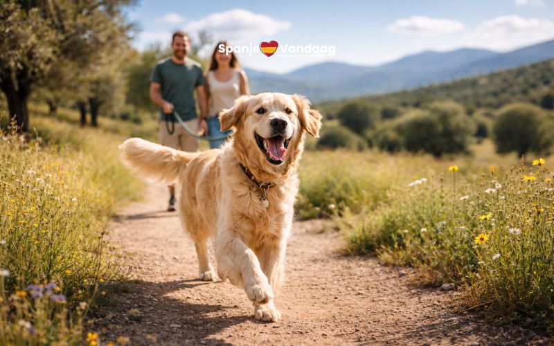 Mag je je hond zomaar los laten lopen op het platteland in Spanje?