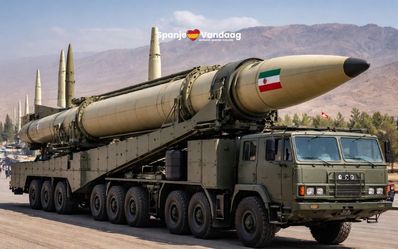 Kunnen Iraanse raketten Spanje bereiken? Dit is wat hun wapenarsenaal echt kan