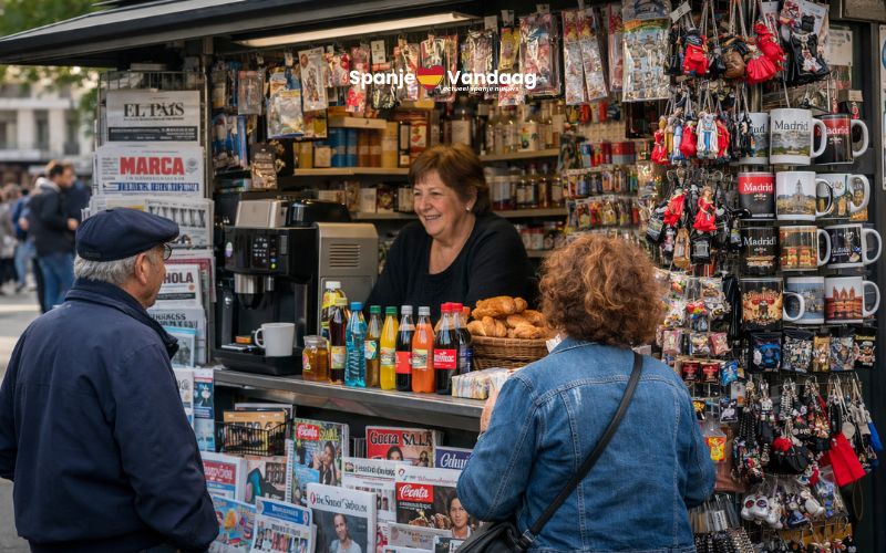 Spaanse kiosken zoeken nieuwe manieren om te overleven nu krantenverkoop sterk daalt