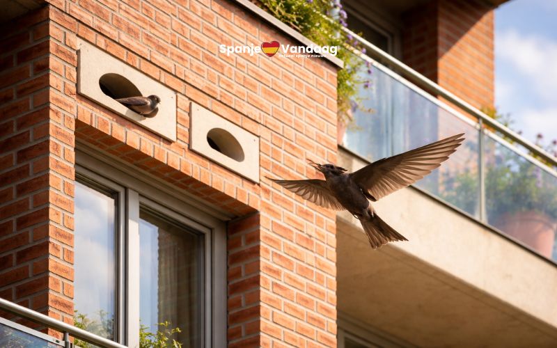 Spaanse experts willen neststenen in gebouwen om vogels te redden