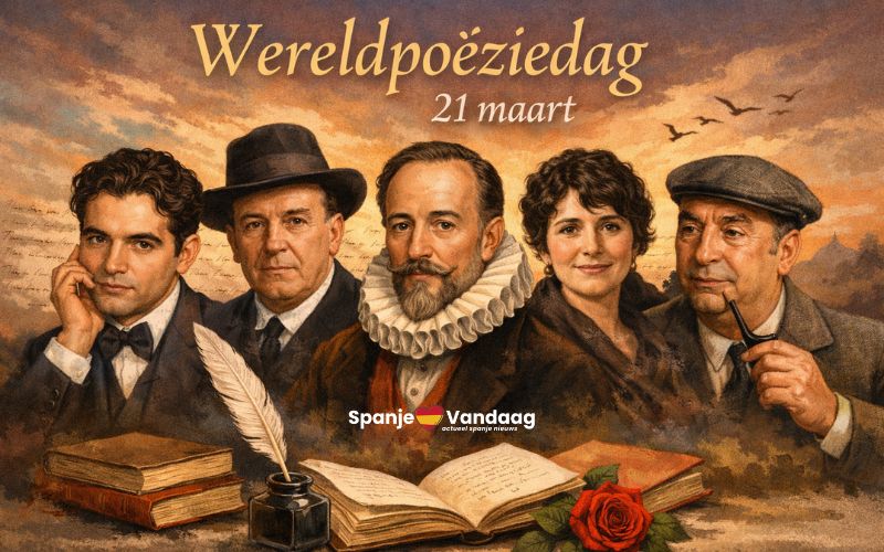 Wereldpoëziedag op 21 maart zet Spaanse dichters in de schijnwerpers