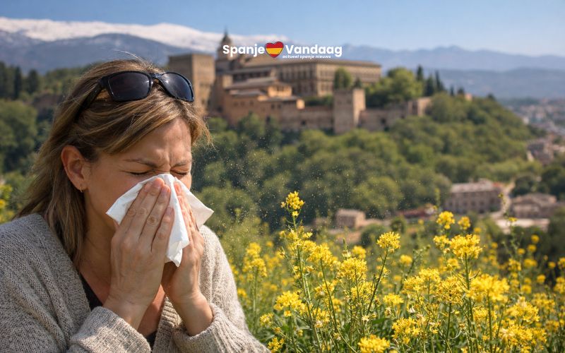 In deze delen van Spanje krijg je deze lente het meeste last van allergieën