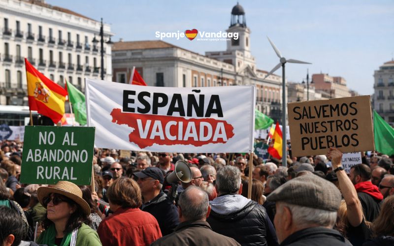 Protesten op 31 maart tegen verwaarlozing dunbevolkte regio's in Spanje