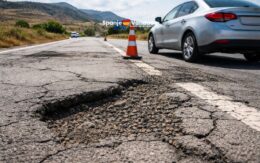 Meer dan de helft van de Spaanse wegen is in slechte staat