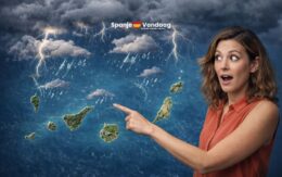 Zware storm Therese op weg naar Canarische Eilanden met mogelijk historische impact