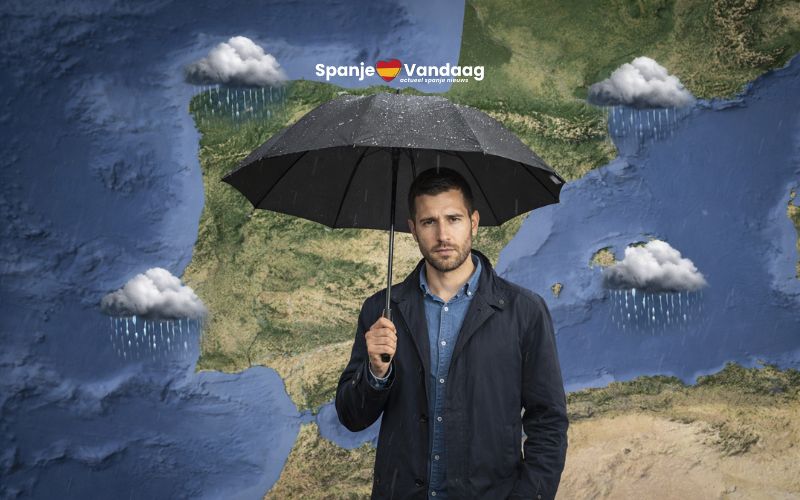 Storm Regina zorgt voor veel regen in meerdere regio’s van Spanje