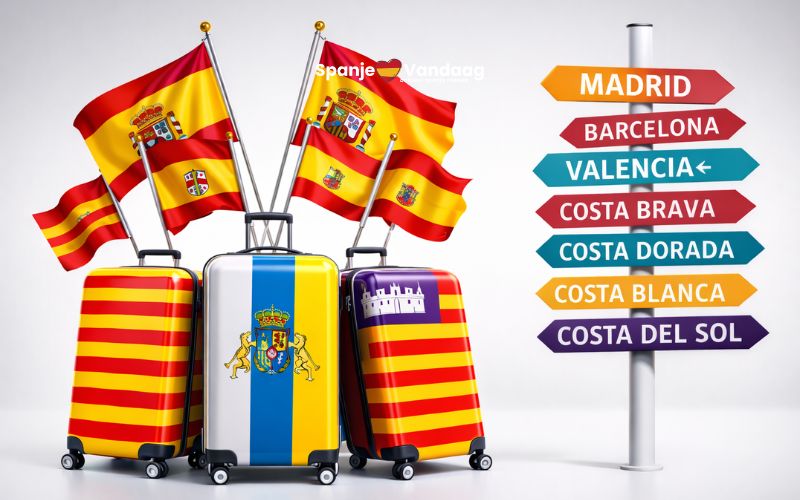 Meer dan 5 miljoen buitenlandse toeristen in Spanje in januari (2026)