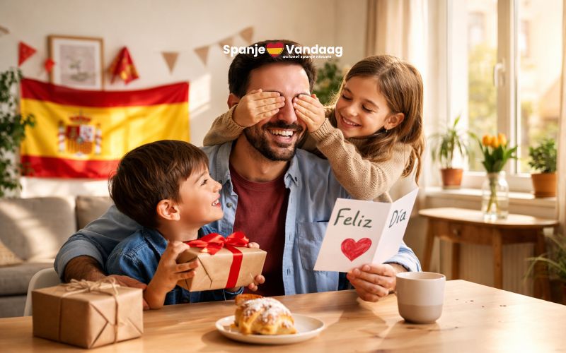 Wanneer is Vaderdag in Spanje en waar is dat een officiële feestdag?