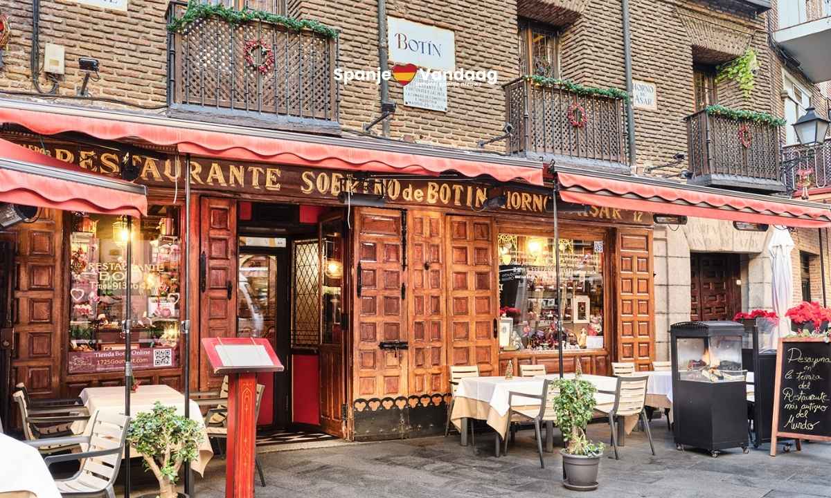Eten in het oudste restaurant ter wereld in Madrid blijft een bijzondere ervaring
