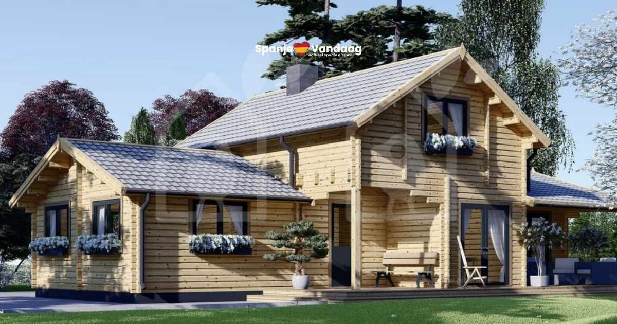 Het Spaanse prefab-huis model HOLLAND kost nu met lentekorting slechts 42.000 euro