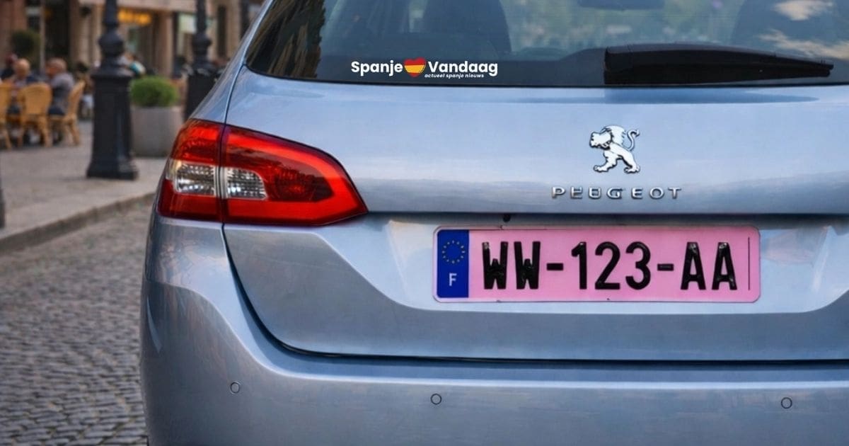 Roze kentekenplaten in Frankrijk: komen deze ook naar Spanje?