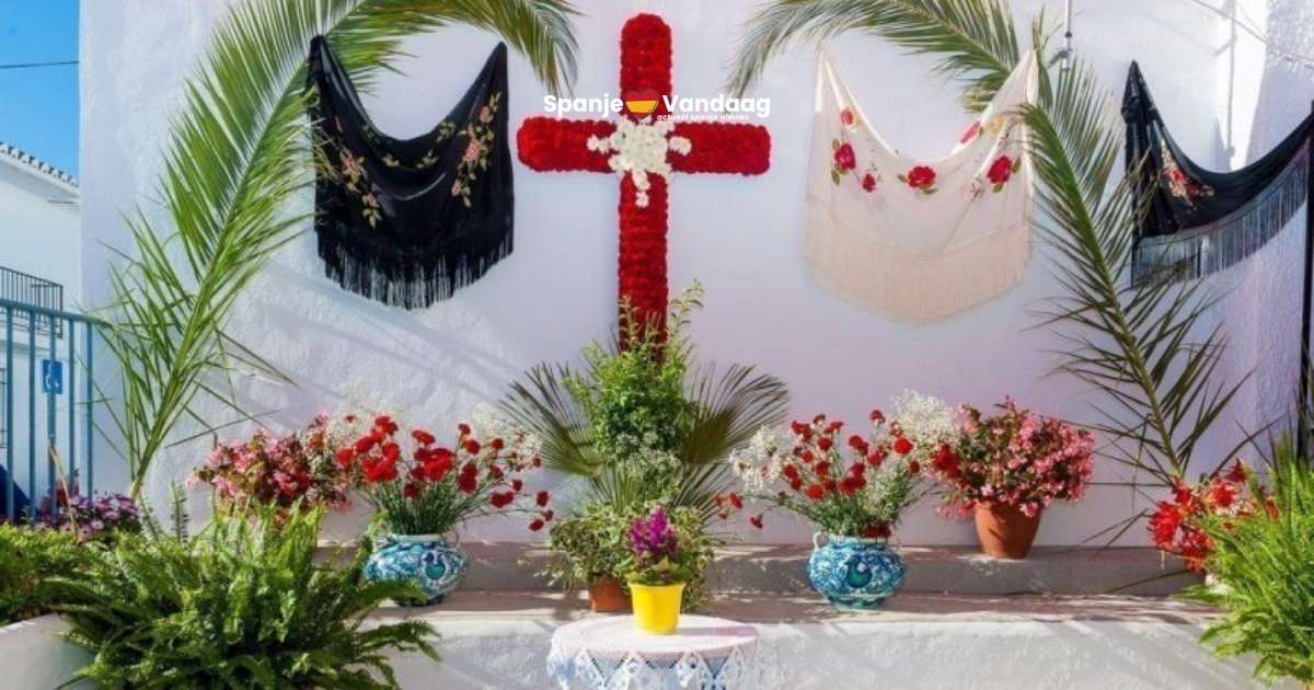 Bloemen, muziek en traditie: Spanje viert de kleurrijke Cruces de Mayo