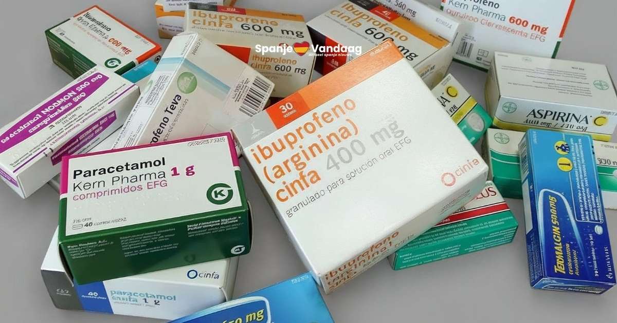 Geen paniek bij apothekers, maar zorgen groeien om ibuprofen en paracetamol in Spanje