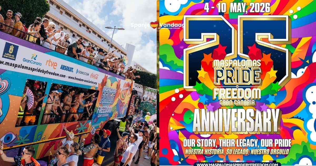 Maspalomas Pride viert 25 jaar met muziek en cultuur op Gran Canaria