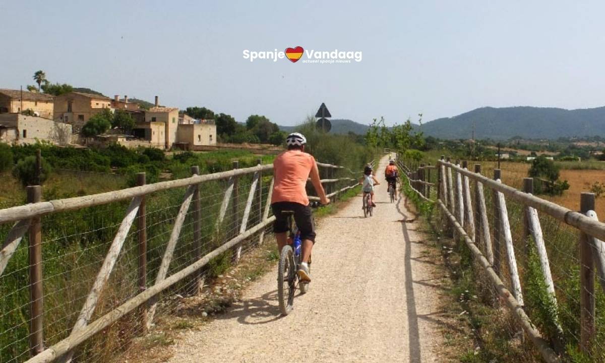 Fietsen over oude spoorlijn op Mallorca blijkt verrassend mooie route