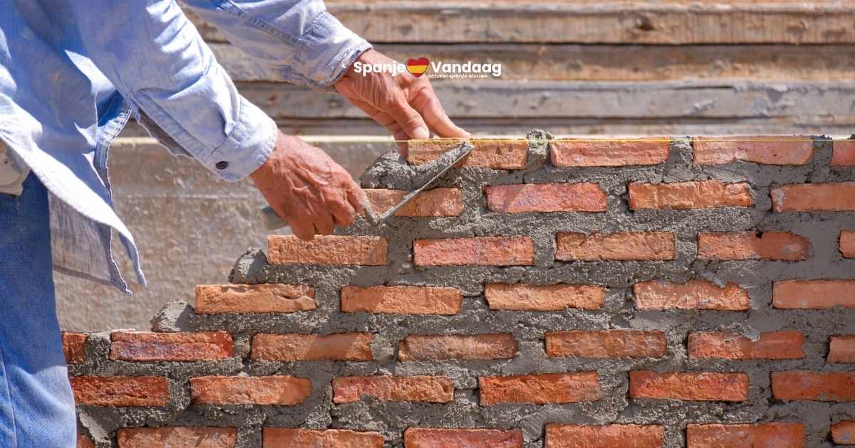 Spanje heeft 700.000 metselaars tekort: de bouwsector wordt duurder