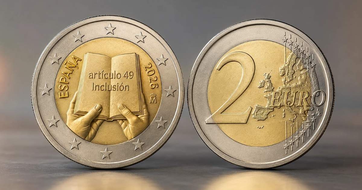 Nieuwe Spaanse 2-euromunten herdenken eerste grondwetswijziging ooit