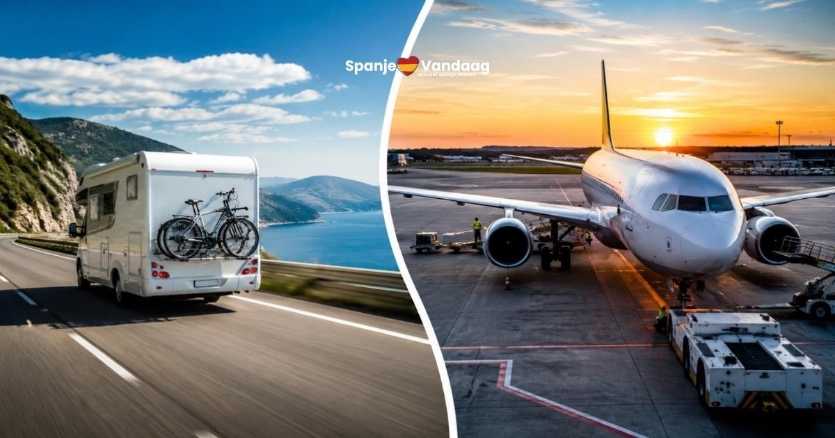 Met de kampeerauto naar Spanje of toch vliegen? De grote vergelijking