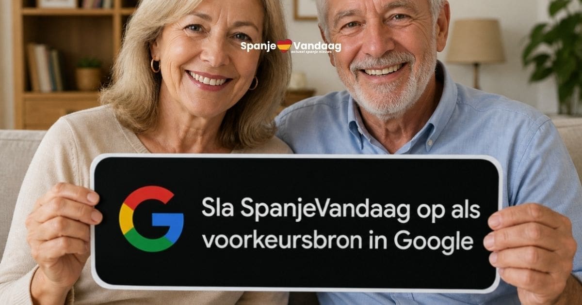 Stel SpanjeVandaag in als voorkeursbron in Google en mis geen actueel Spanje nieuws meer