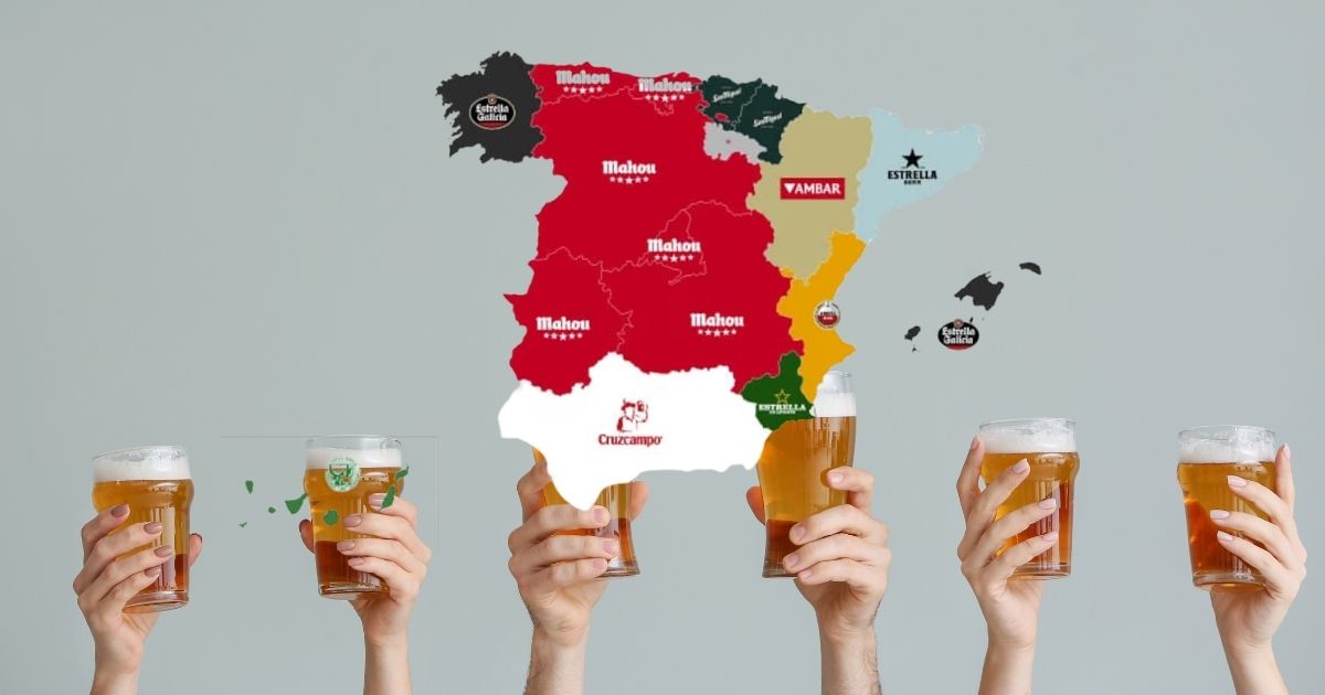Welk biermerk drinkt men in jouw Spaanse regio het liefst?