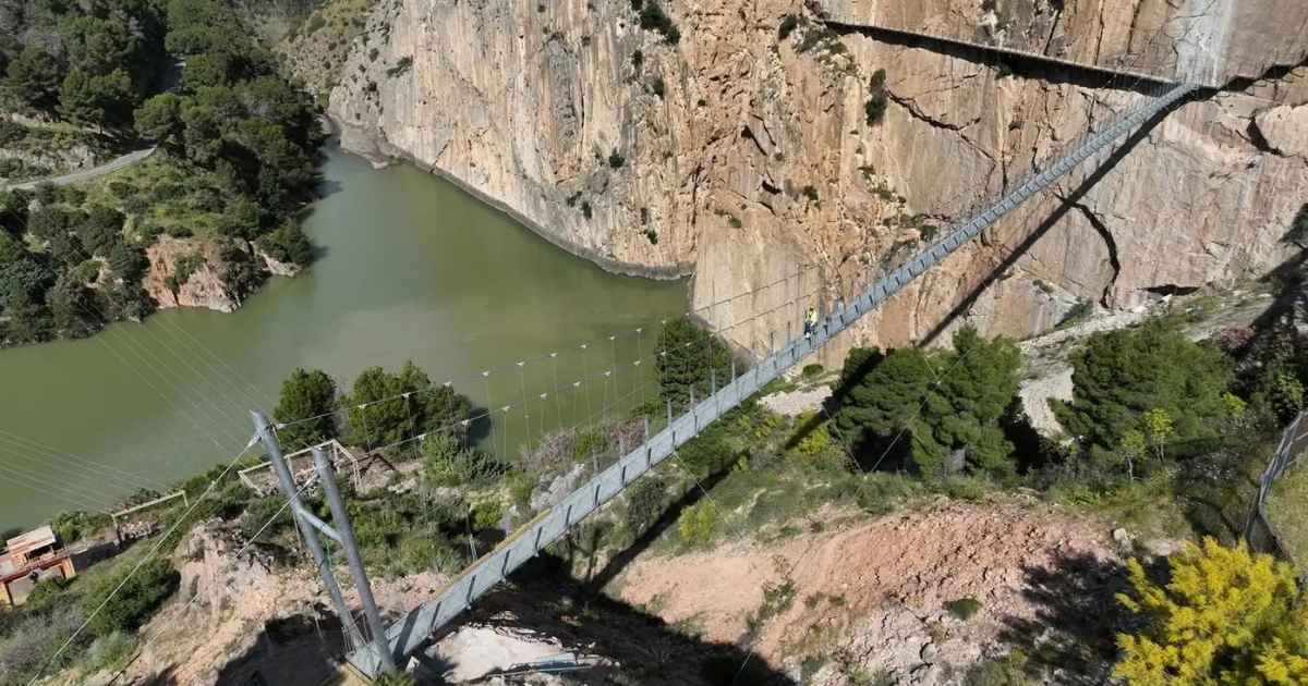 Langste hangbrug van Spanje opent 10 juni bij Caminito del Rey in Málaga