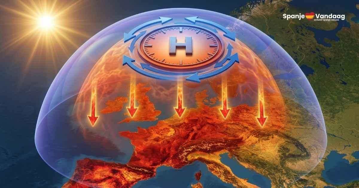 Hittekoepel boven Europa: waarom half het continent nu Spaanse temperaturen voelt