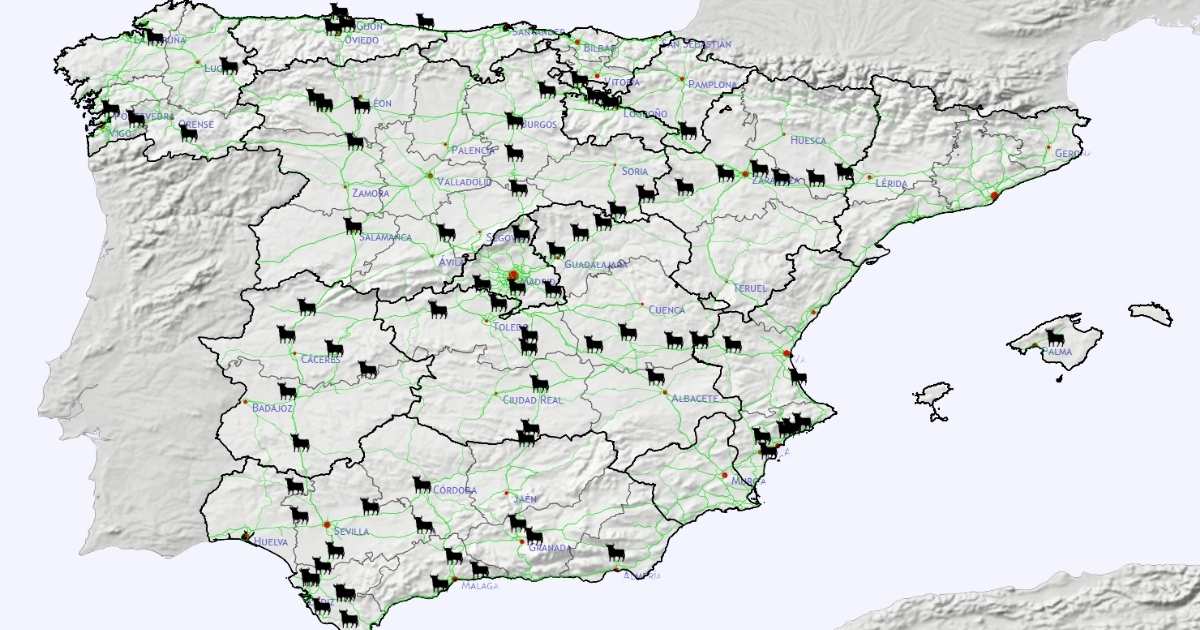 Nog 92 Osborne-stieren langs de Spaanse wegen: dit is waar ze staan