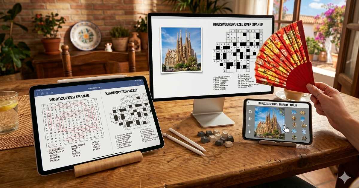 Puzzelen tijdens de hittegolf: Zoek de koelte op met de puzzelpagina van SpanjeVandaag!