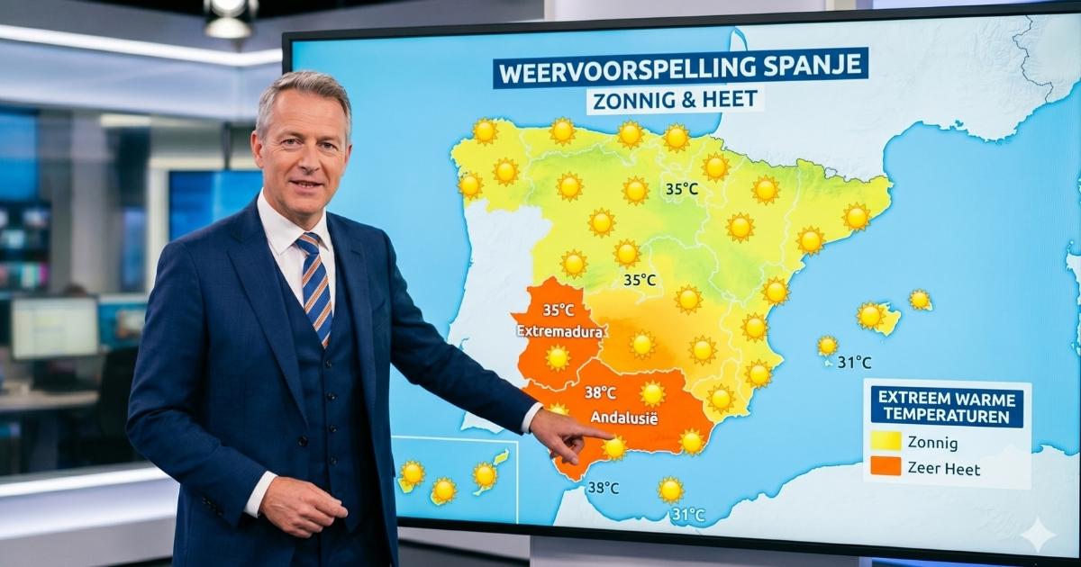 Hitte grijpt Spanje opnieuw: tropische nachten en kwik tot boven de 38 graden
