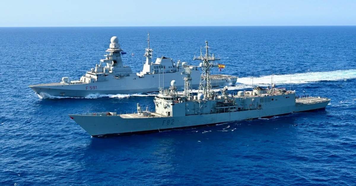 Spanje leidt grote NAVO-vloot in de Atlantische Oceaan met duizenden militairen