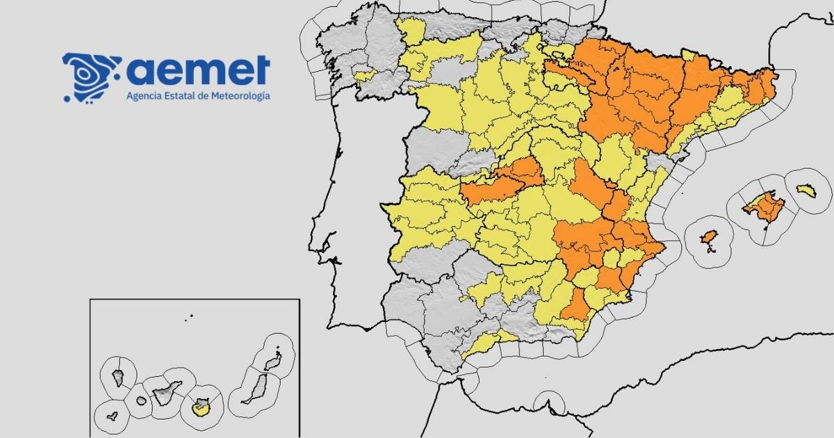 Spanje zegt hittegolf (tijdelijk) vaarwel, maar vijftien regio’s blijven in alarm