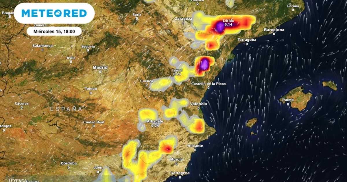 Onweersbuien met hagel dreigen bij Valencia, Murcia en Albacete: wordt het net zo erg als in Noord-Duitsland?